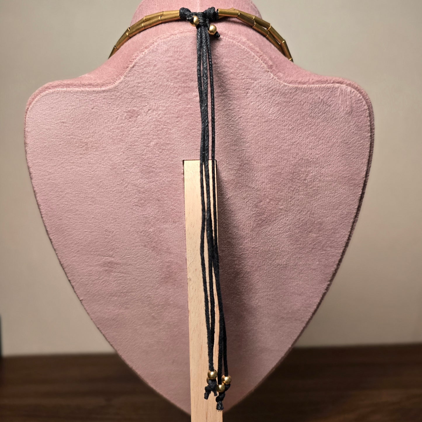 Seraphina brass necklace