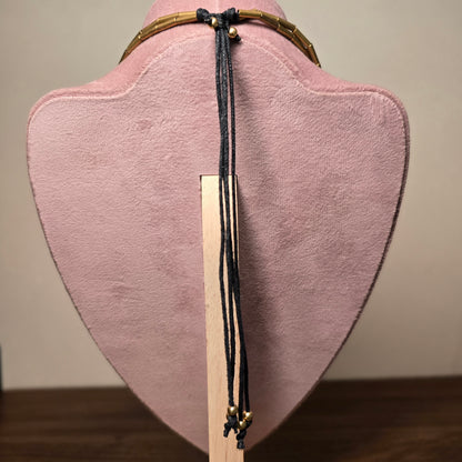 Seraphina brass necklace