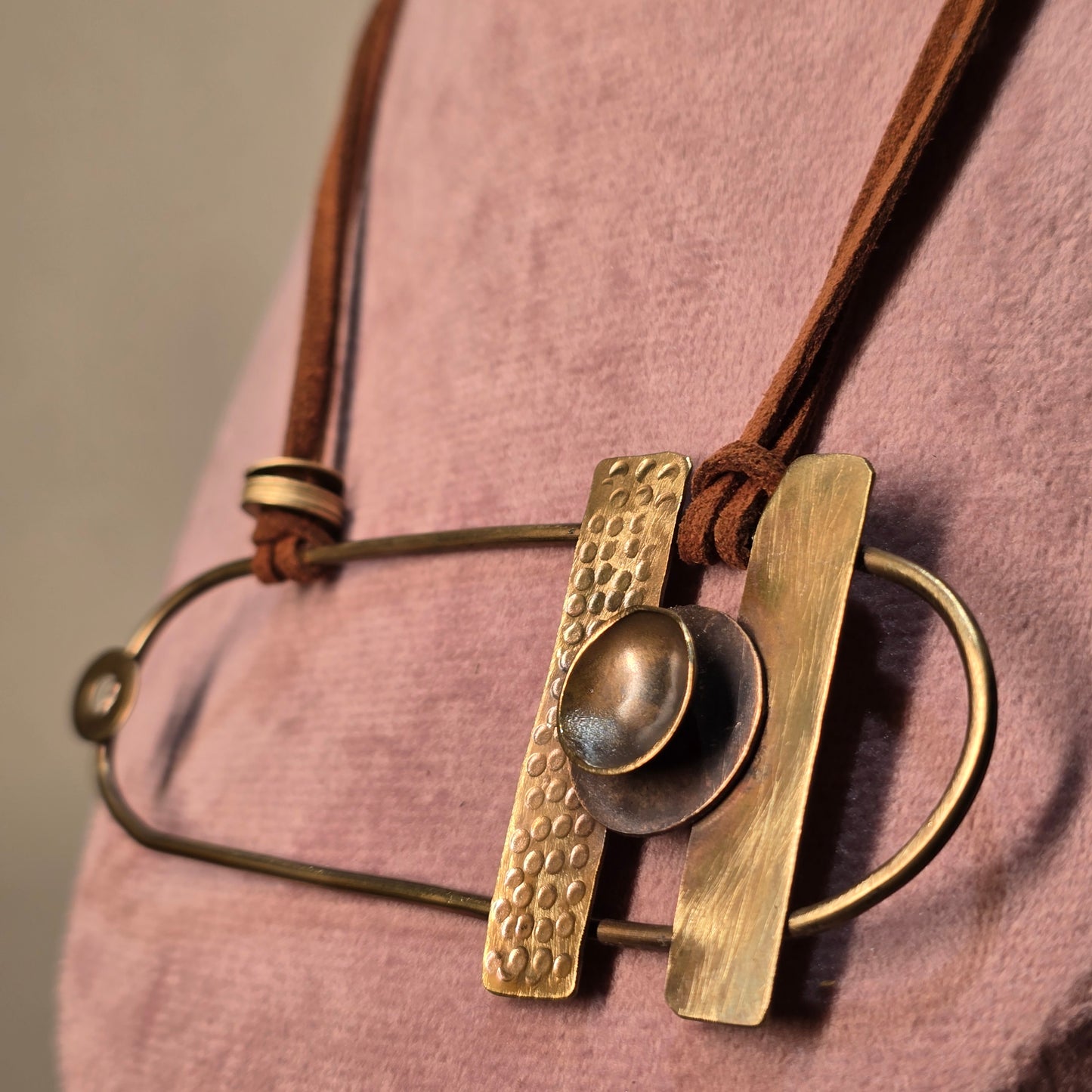 The Wanderer's Brass Pendant