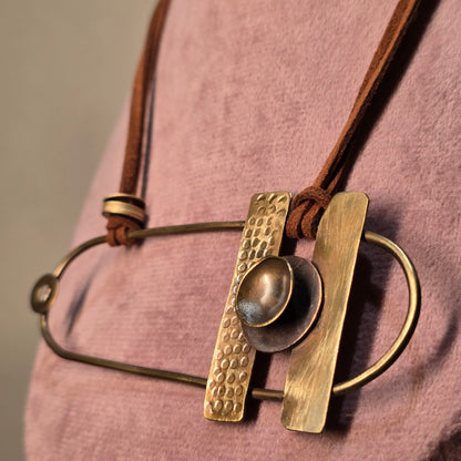 The Wanderer's Brass Pendant