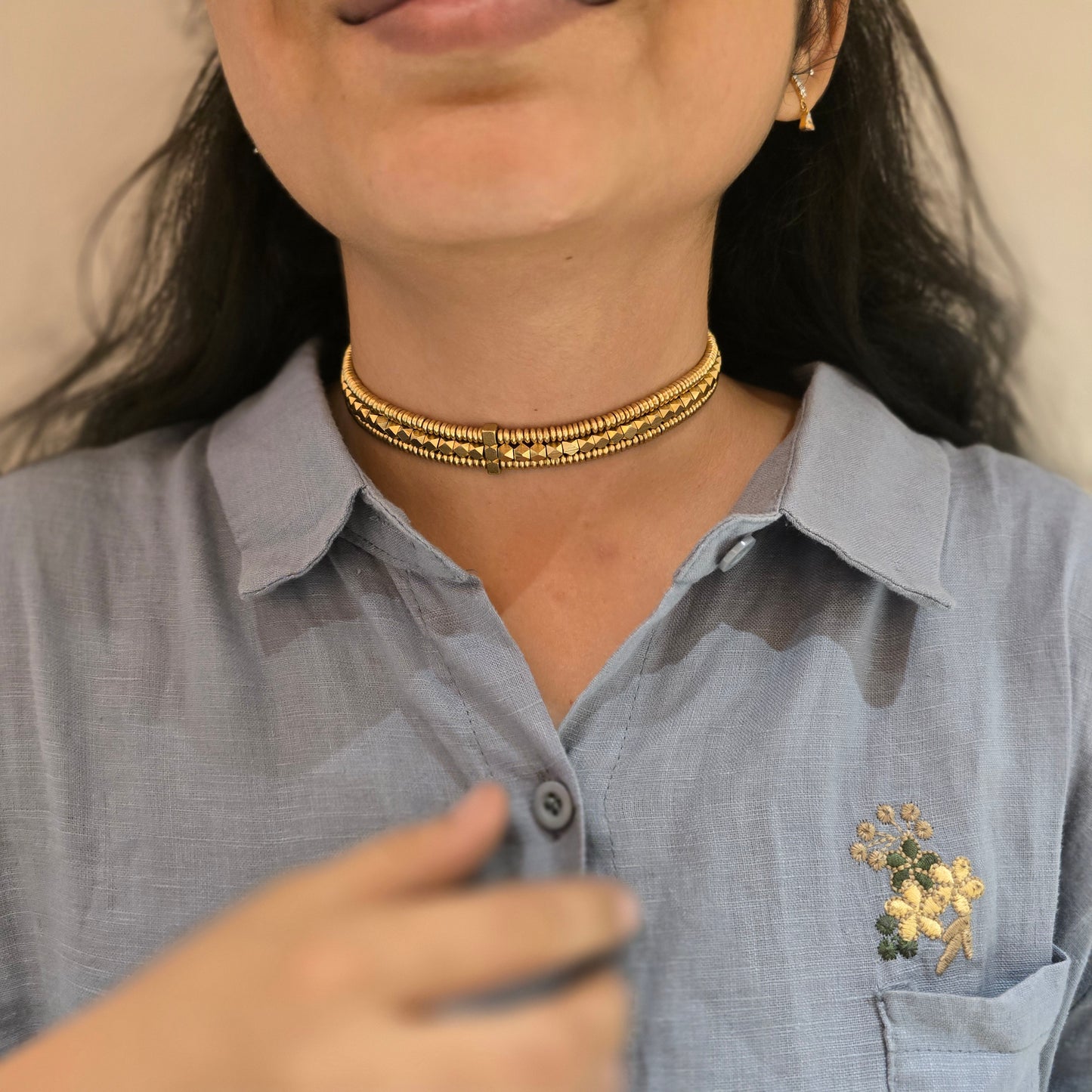Kanak choker necklace