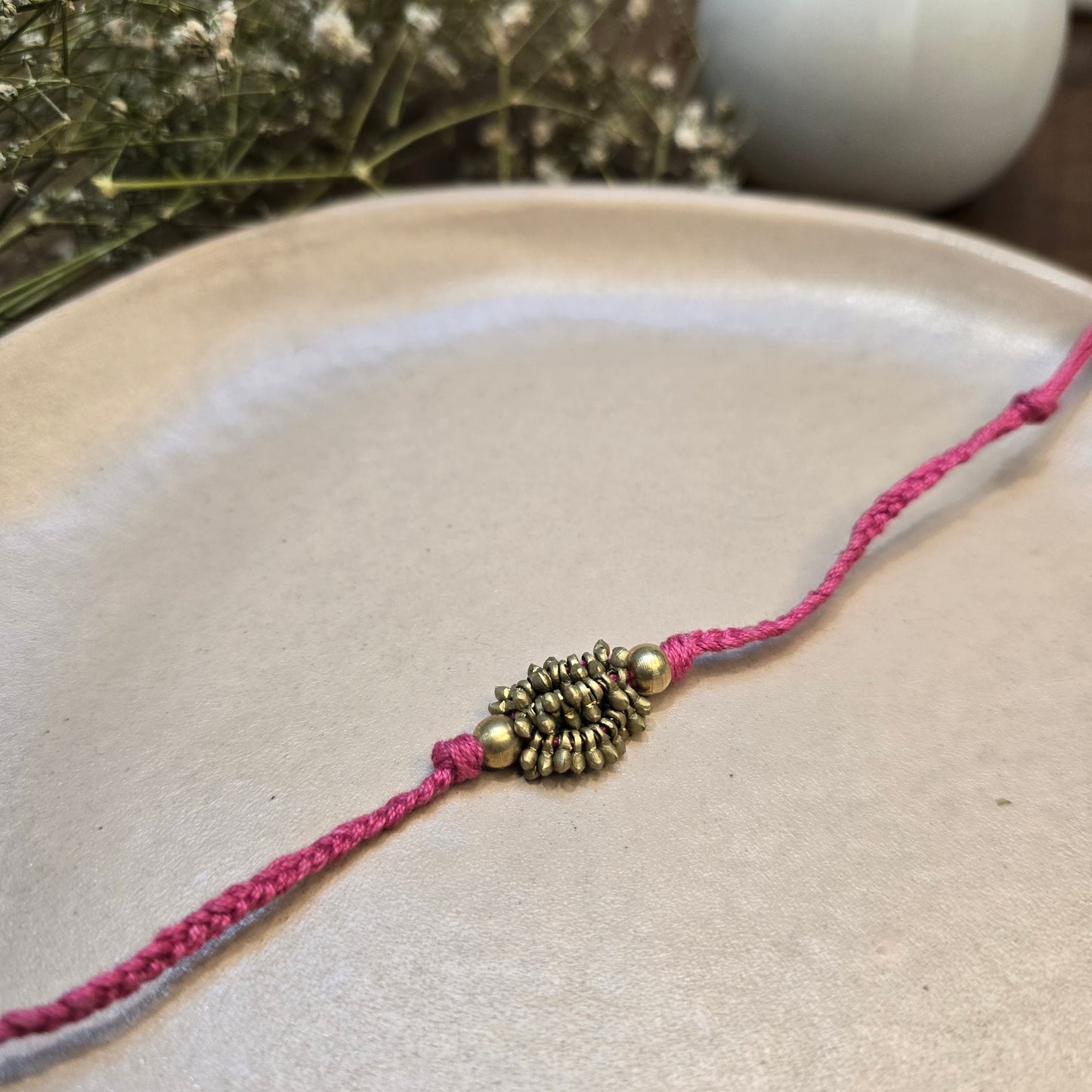 Antara Brass Beads rakhi